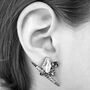 Swarovski Crystal Bar Earrings, thumbnail 1 of 3
