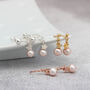 Pearl Drop Earrings With Star, thumbnail 6 of 12