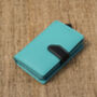 Turquoise Multi Colour Leather Purse Wallet Rfid, thumbnail 5 of 11