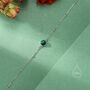 Sterling Silver Genuine Malachite Bracelet, thumbnail 4 of 12
