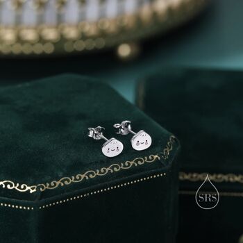 Cute Bao Bun Earrings In Sterling Silver, 4 of 10