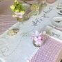 Table Runner Embroidered Personalised In Colours, thumbnail 8 of 9