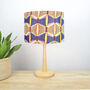Yellow And Blue Eyes African Print Lampshade, thumbnail 4 of 7