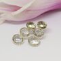 Green Amethyst Sterling Silver Earrings, thumbnail 1 of 8
