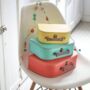 Personalised Set Of Three Child Suitcases, thumbnail 2 of 5