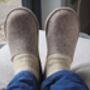 Personalised Handmade Felt Slippers, thumbnail 4 of 9