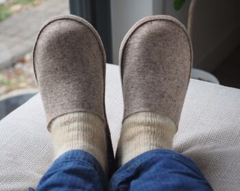 Personalised Handmade Felt Slippers, 4 of 9