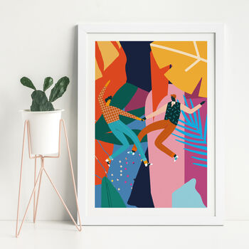 'Dancing With My Love' Art Print, 5 of 5