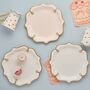 Rococo Striped Paper Plates Pack Of Eight, thumbnail 1 of 4