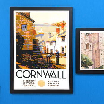Authentic Vintage Travel Advert For Cornwall, 4 of 8