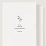 Personalised To My Bride / Groom On My Wedding Day Wildflower Card, thumbnail 1 of 4