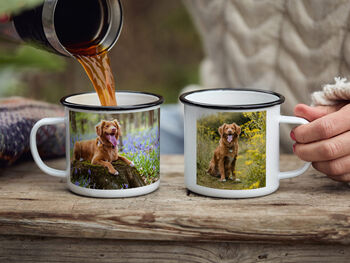 Personalised Enamel Photo Mug, 3 of 5