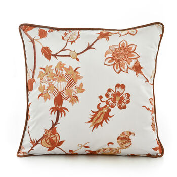 Jacobean Soft Velvet 50cm X 50cm Cushion Including Pad 42006210, 2 of 3