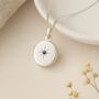 Personalised Sterling Silver February Birthstone Locket – Amethyst, thumbnail 3 of 7