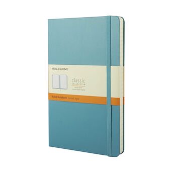 Personalised Moleskine Classic Notebook – Reef Blue Large, 2 of 8