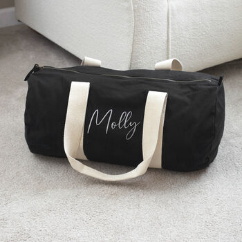 Personalised Name Duffel Bag, Bridesmaid Gifts, Bag, 5 of 12