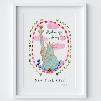 Statue Of Liberty, New York City Landmark Travel Print, 3 of 3