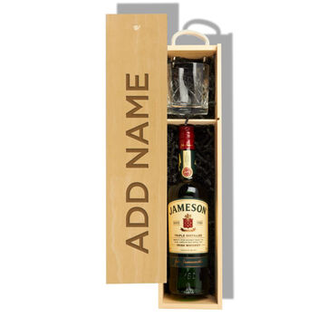 Jameson Whisky And Personalised Single Whisky Glass, 2 of 4