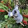 Sleeping Koala Bear Felt Decoration, thumbnail 1 of 3