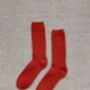 Gingerbread Red Snow Socks, thumbnail 4 of 5