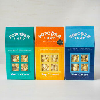 Gourmet Popcorn Three Cheese Flavour Selection, 3 of 6