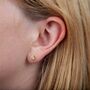 Crystal Planet Stud Earrings, thumbnail 2 of 2