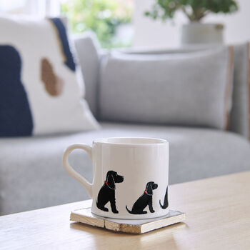 Black Cocker Spaniel Mug, 2 of 12