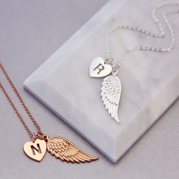 Personalised Angel Wing Necklace, 4 of 4