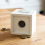 Personalised House Deposit Fund White Money Box, thumbnail 5 of 5