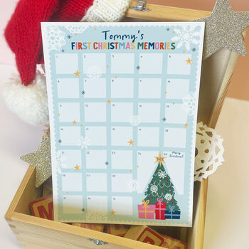 Personalised First Christmas Memories Advent Calendar, 2 of 2