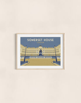 Somerset House London Travel Poster Art Print, 2 of 6