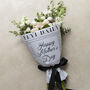 Mother's Day Flower Bouquet In Newspaper Wrap, thumbnail 1 of 4