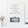 Photography Quote Print, thumbnail 9 of 9