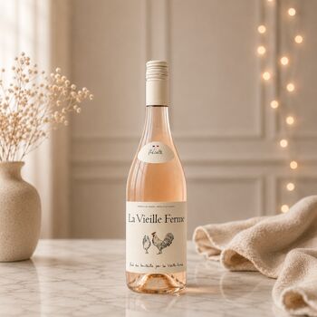 Personalised La Vieille Ferme Rose Wine Gift Set, 2 of 7