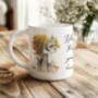 Personalised Schnauzer Autumn Dog Walk Keepsake Gift Mug, thumbnail 1 of 2