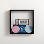 Ticket Memory Box Frame, thumbnail 6 of 8