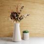 'Haven' Vase In Natural Wood For Dried Flowers, thumbnail 6 of 11