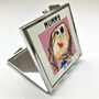 Personalised Child's Portrait Of Mummy Compact Mirror, thumbnail 3 of 4