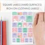 Personalised Whimsical Design Kids Name Labels Pack 144 Labels, thumbnail 2 of 4