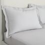 Personalised Grey Cotton 200 Tc Oxford Pillowcase, thumbnail 1 of 6