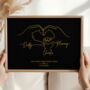 Personalised New Baby Keepsake Print, thumbnail 1 of 9