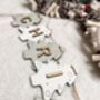 Personalised Wooden Christmas Bunting Charming Seasonal Garland For Home Decor, thumbnail 1 of 12
