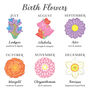 Hand Iced Aster September Birth Flower, thumbnail 4 of 5