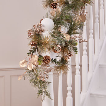 All Aglow Luxury Pre Lit Garland, 4 of 6