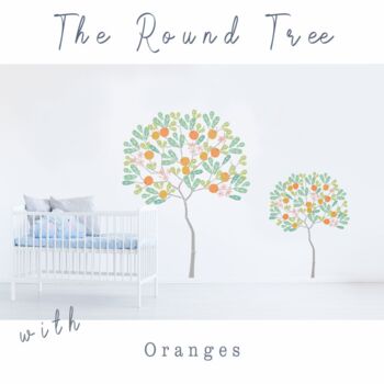 Round Tree With Oranges Stencil Pack, 5 of 9