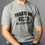 Funny Personalised Year Birthday T Shirt Gift For Him, thumbnail 1 of 2