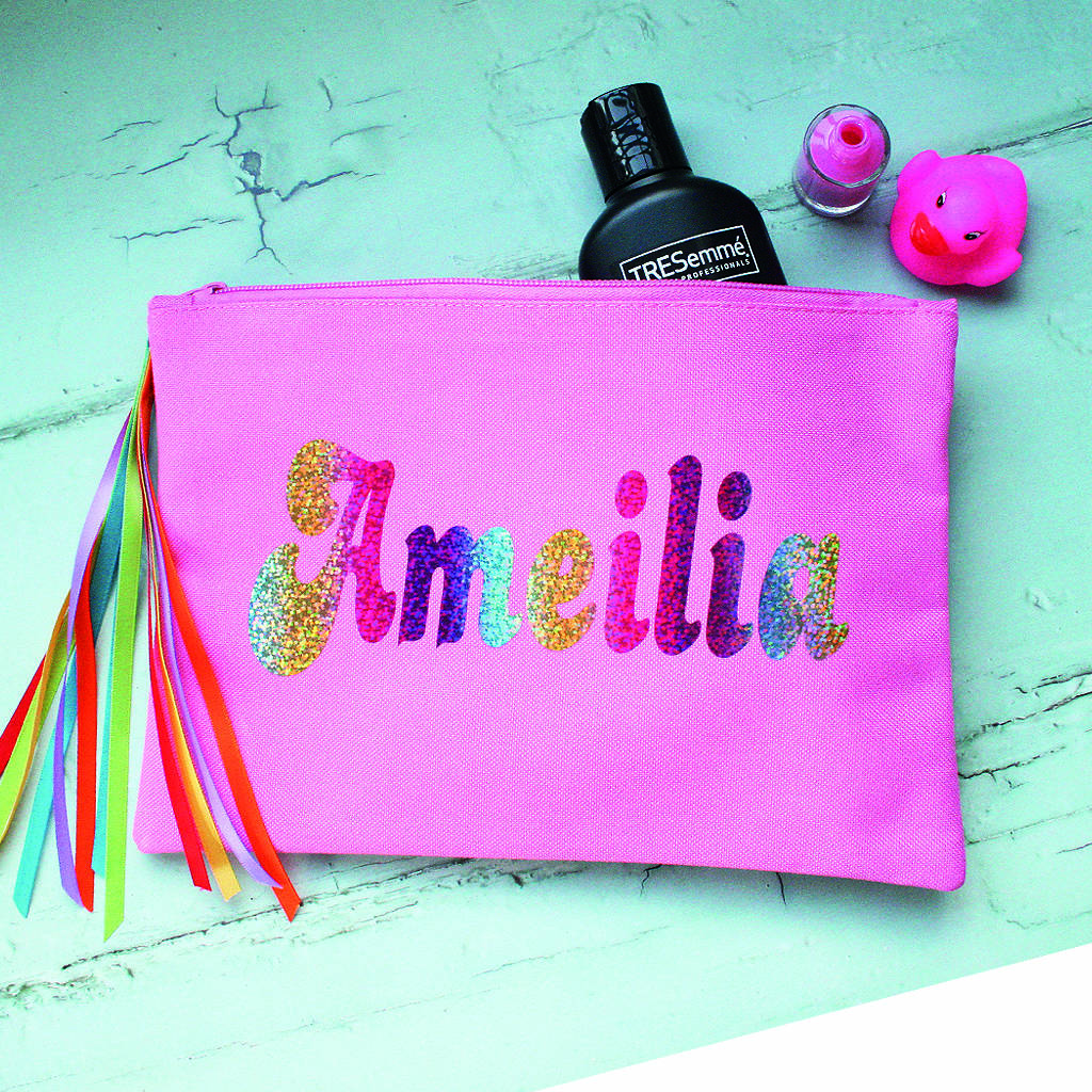 Personalised Wash Bag Gift For Teen Girls, 1 of 7
