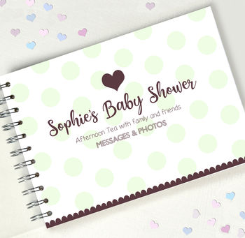 Personalised Baby Shower Guest Book And Photo Album, 5 of 11