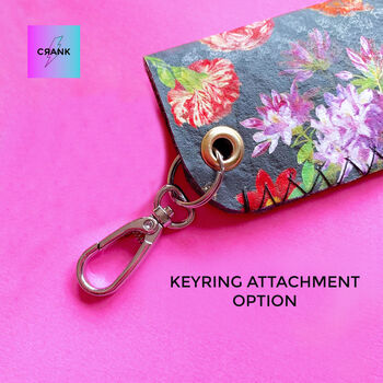 Gold Feathers Vape Case With Lanyard Or Keyring, 6 of 9
