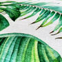 Green Tropical Leaves Cushion Cover, thumbnail 6 of 7